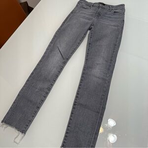 Lucky Brand Hayden Skinny Gray Size 0 25 Distressed S13